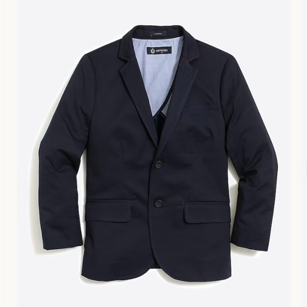J. Crew Blue Blazer Classic Tailored Jacket - size 12 Boys. Worn once!